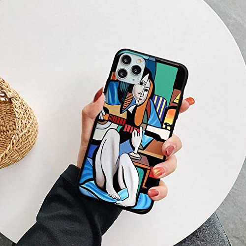 Picasso Abstrakte Kunst Malerei Handyhülle für iPhone 11 12 13 Pro XS MAX Mini 8 7 6 6S Plus X 5S SE 3 2022 2020 XR Silikonhülle, cxnzylia, für iPhone SE 2020 Picasso Abstrakte Kunst Malerei Handyhülle für iPhone 11 12 13 Pro XS MAX Mini 8 7 6 6S Plus X 5S SE 3 2022 2020 XR Silikonhülle, cxnzylia, für iPhone SE 2020 von LMEIL