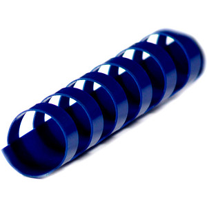 100 LMG Kunststoffbinderücken blau für 125 Blatt von LMG
