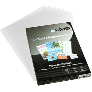 100 LMG Laminierfolien glänzend für A3 125 micron von LMG