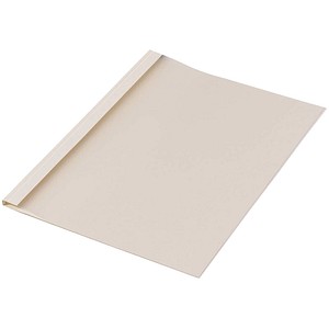 50 LMG Thermo-Bindemappen beige Leinenkarton für 15 - 20 Blatt von LMG