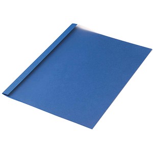 50 LMG Thermo-Bindemappen blau Leinenkarton für 20 - 30 Blatt von LMG