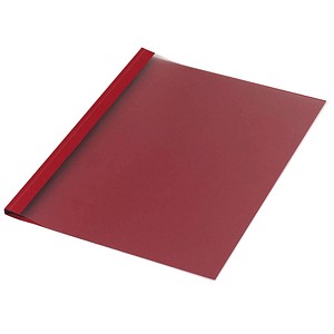 50 LMG Thermo-Bindemappen dunkelrot Leinenkarton für 30 - 40 Blatt 50 LMG Thermo-Bindemappen dunkelrot Leinenkarton für 30 - 40 Blatt von LMG