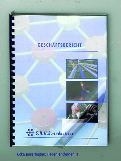 LMG Deckfolien für Bindemappen DIN A4 0.2 mm transparent LMG Deckfolien für Bindemappen DIN A4 0.2 mm transparent von LMG