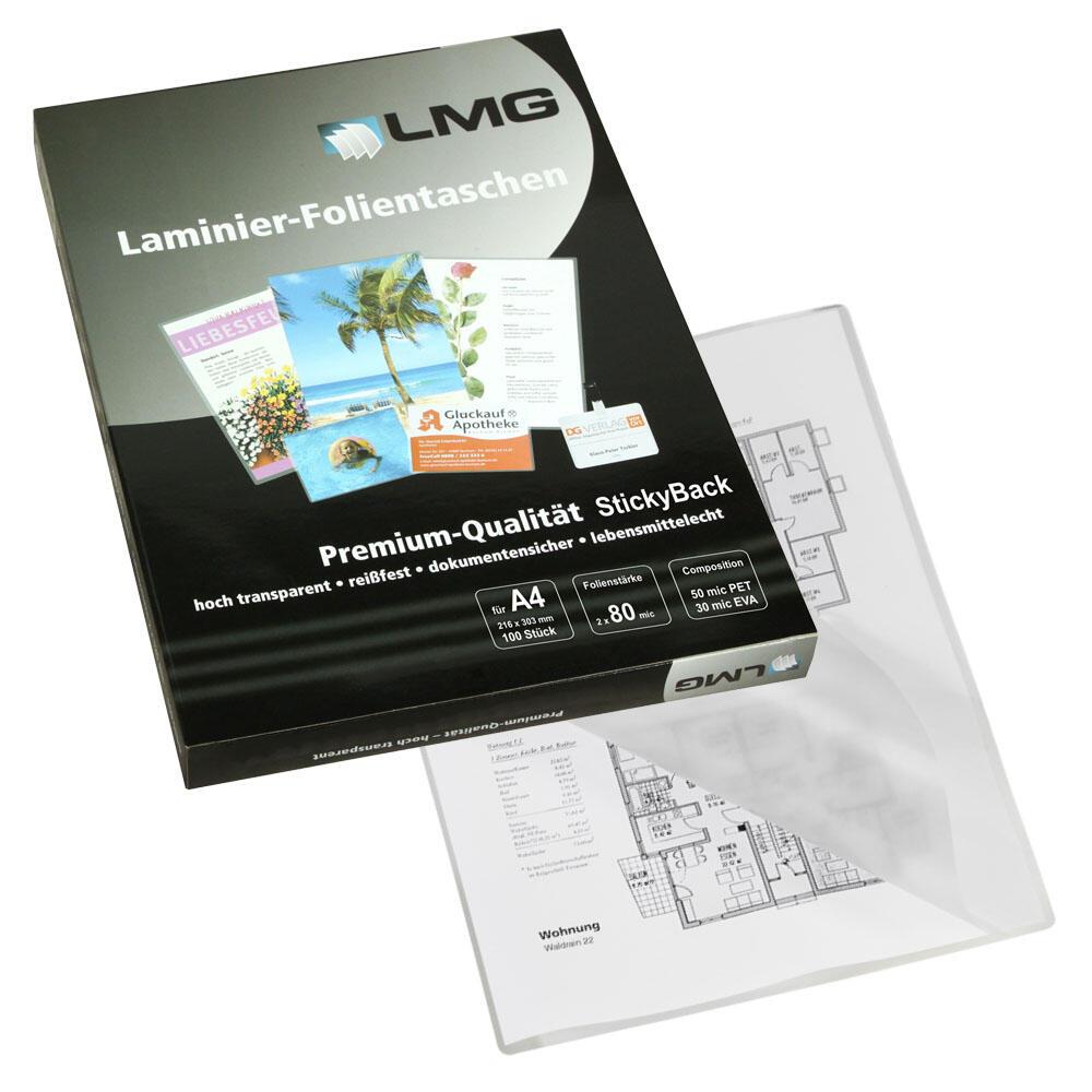 LMG Lam.fol.A4,80mic,Sticky,nP von LMG