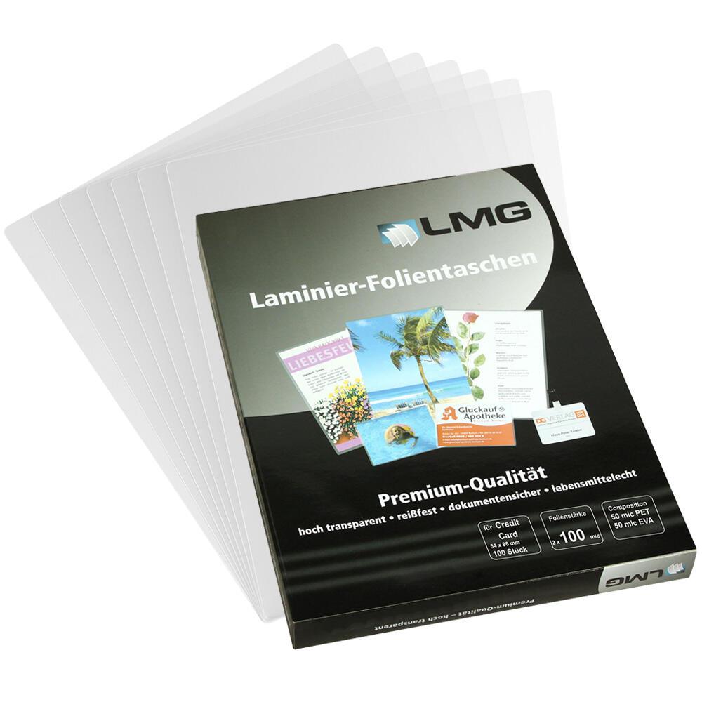 LMG Laminierfolien glänzend 125 mikron A4 LMG Laminierfolien glänzend 125 mikron A4 von LMG