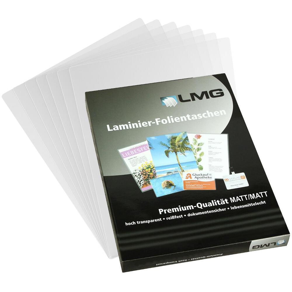 LMG Laminierfolien matt 125 mikron A4 LMG Laminierfolien matt 125 mikron A4 von LMG