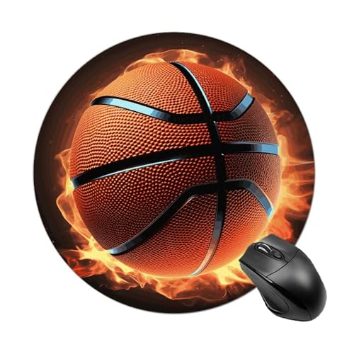 Mauspad, Gaming-Mauspad, klein, rutschfest, Gummi, 3D-Basketball, waschbar, wasserdicht, Mauspad für Computer, Laptop Mauspad, Gaming-Mauspad, klein, rutschfest, Gummi, 3D-Basketball, waschbar, wasserdicht, Mauspad für Computer, Laptop von LMHLDSC