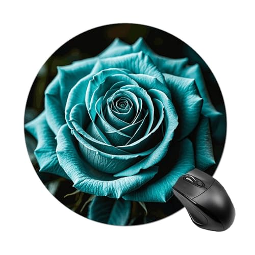 Mauspad, Gaming-Mauspad, klein, rutschfest, Gummi, Blaugrün, Grau, Rose, waschbar, wasserdicht, Mauspad für Computer und Laptop Mauspad, Gaming-Mauspad, klein, rutschfest, Gummi, Blaugrün, Grau, Rose, waschbar, wasserdicht, Mauspad für Computer und Laptop von LMHLDSC