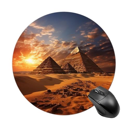 Mauspad, Gaming-Mauspad, klein, rutschfest, Gummi, ägyptische Pyramiden, waschbar, wasserdicht, Mauspad für Computer, Laptop Mauspad, Gaming-Mauspad, klein, rutschfest, Gummi, ägyptische Pyramiden, waschbar, wasserdicht, Mauspad für Computer, Laptop von LMHLDSC