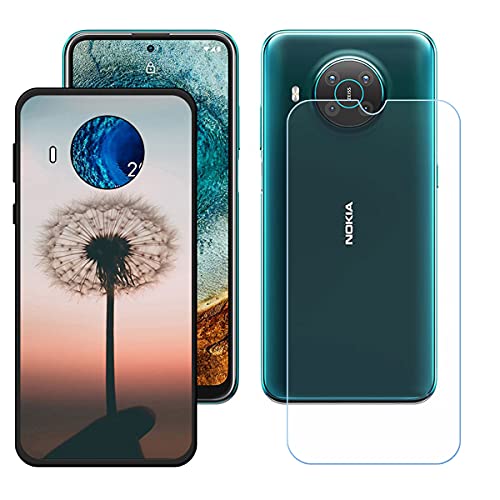 LMLQSZ Hülle für Nokia X10 + HD Panzerglas, Sanft Handyhülle Silikon Schutzhülle Cover TPU Case Handy Tasche Handytasche - Panzerglasfolie Schutzfolie für Nokia X10 (6,67") - OP41 von LMLQSZ