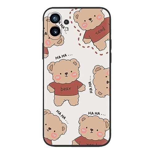 LMLQSZ Hülle für Nothing Phone 1, Handyhülle Crystal Hochwertige ultradünne Bumper Silikon Schutzhülle Cover TPU Case Weiche Handytasche für Nothing Phone 1 (6,55") - LLM48 von LMLQSZ