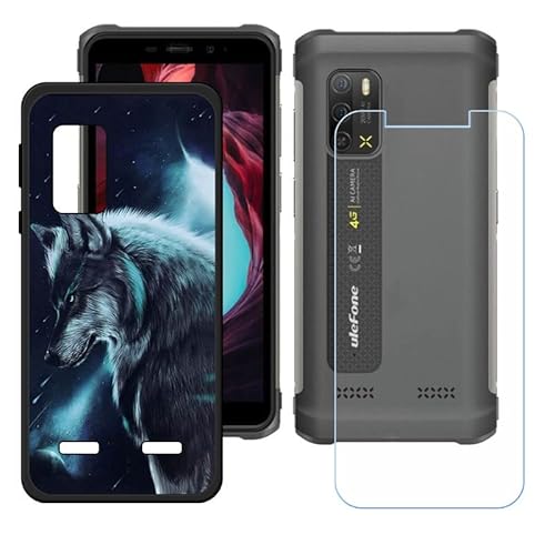 LMLQSZ Hülle für Ulefone Armor X10 Pro + HD Panzerglas, Sanft Handyhülle Silikon Schutzhülle Cover TPU Case Handy Tasche Handytasche - Panzerglasfolie Schutzfolie für (5,45") - OP87 von LMLQSZ