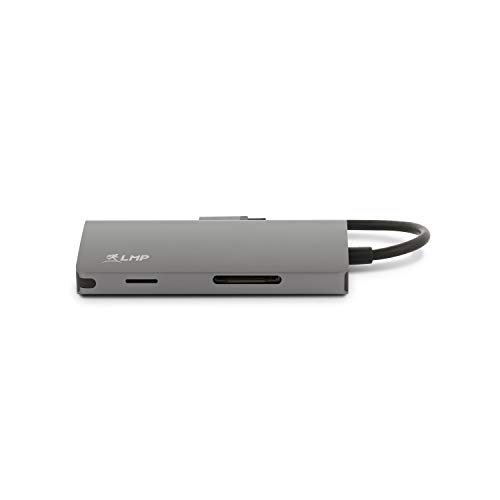 LMP 15954 USB-C Mini Dock - 8-Port USB-C Mini-Dock mit HDMI, USB 3.0, Ethernet, SD/MicroSD, USB-C von LMP