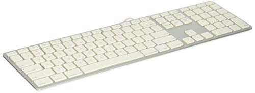 LMP 7640113433581 Tastatur mit Kabel, 2 x USB-Aluminium von LMP