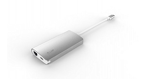 LMP Network 5-Port USB-c mit Ethernet, USB 3.0 und USB-c – Silber LMP Network 5-Port USB-c mit Ethernet, USB 3.0 und USB-c – Silber von LMP