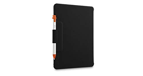 LMP ProtectCase for iPad 9.7" (2017/18), Stand w/magn Lock, Sleep&Wake-Function, Pencil - Black von LMP