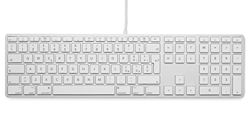 LMP USB numerische Tastatur (ISO) - KB-1243, 110 Tasten, 2X USB-Ports, Aluminium - Italienisches Layout von LMP