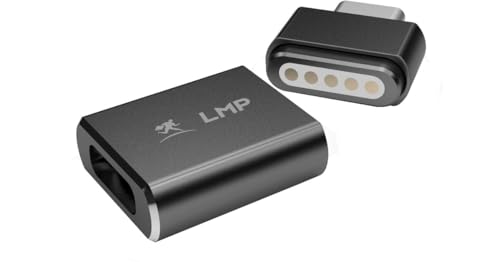 LMP magnetischer Sicherheitsadapter, USB-C, für Ladekabel bis zu 100 W. grau - Space Gray von LMP