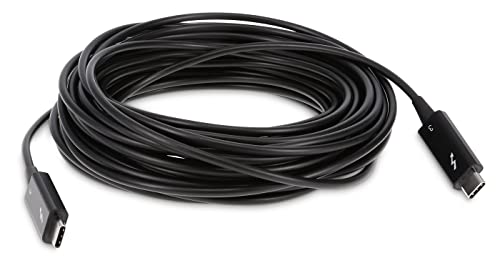 Optisches Thunderbolt 3 (USB-C) -Kabel, aktiv, 40 Gbit/s, schwarz, 10 m von LMP