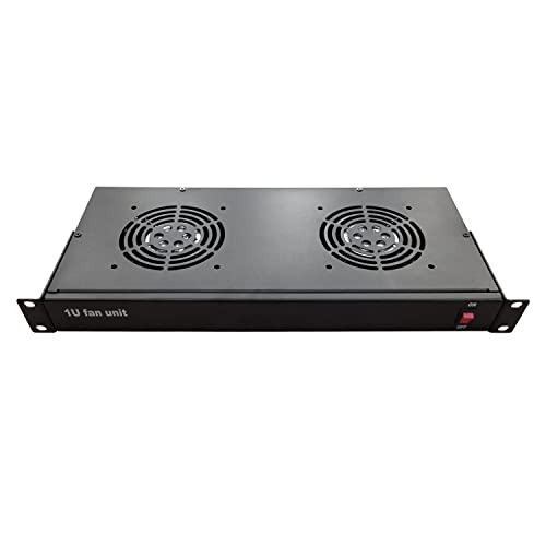 LMS Data Rack-Lüfterregal – 2-Wege-Rackmontage, 1U-Lüftereinsatz für 19-Zoll-Server-Datenschrank – Lüfterregale für Netzwerk-Rack-Ausrüstung, 48,5 x 20 x 40 cm LMS Data Rack-Lüfterregal – 2-Wege-Rackmontage, 1U-Lüftereinsatz für 19-Zoll-Server-Datenschrank – Lüfterregale für Netzwerk-Rack-Ausrüstung, 48,5 x 20 x 40 cm von LMS DATA