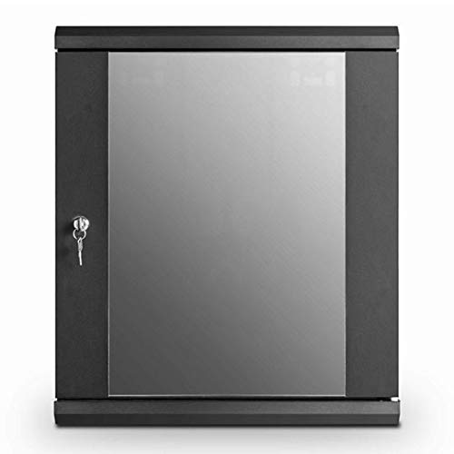 LMS Data FLATPACK 12HE 450mm Tiefer Datenschrank, Wandhalterung, 19" Gestell (600x450x660mm), Multifunktions-WandGestell Schrank für SMA-Anwendungen, Gestell, IT-Datennetzwerkgeräte mit. von LMS DATA