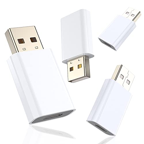 LMUBOY USB zu USB-C Adapter, Konvertieren USB-C Stecker zu USB Stecker, Kompatible Apple Watch Serie Ultra/8/7/SE, Mag-Safe Ladegerät, PC, Laptop, Tablet, Telefon und andere USB-C Kabel von LMUBOY