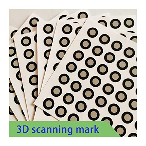 3D-Scan-Marker 1000 Punkte 3D -Scanner -Markierungspunkte Identifizierungspunkte identifizieren Etikettenpunkt -Positionierungsziele innerhalb von 6 außerhalb von 10 mm(Custom reflection) von LNHHG