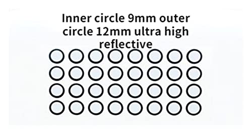 3D-Scan-Marker 3D -Scanner -Markierungspunkte Identifizierungspunkte identifizieren Etikettenpunkt -Positionierungsziele diffuse Reflexionsmarker(12) von LNHHG