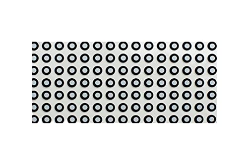 3D-Scan-Marker 3D -Scannermarke Positionierungspunkt Magnetmarke Reflektierende Zielpunktziel -Zielball Photogrammetrie codierende Aufkleber(6mm code(1set)) von LNHHG