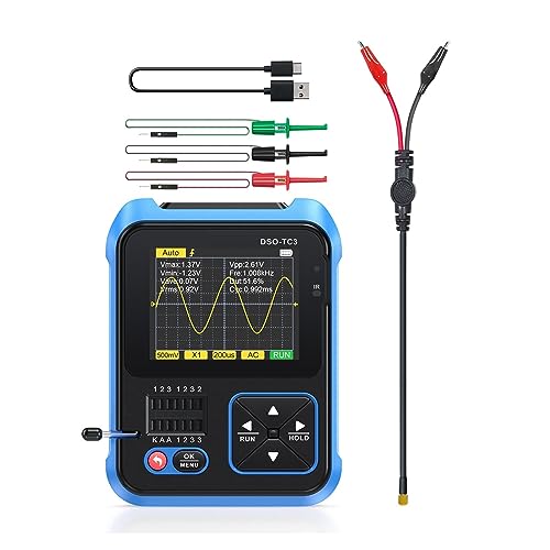 Digitales Oszilloskop DSO-TC3 Digital-Oszilloskop-Transistor-Tester, Funktionssignalgenerator, 3-in-1-Multifunktionstester for elektronische Komponenten(NO.1(Standard)) von LNHHG