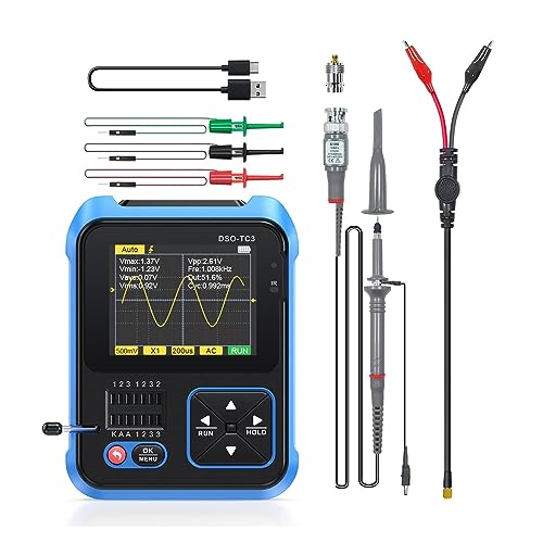 Digitales Oszilloskop DSO-TC3 Digital-Oszilloskop-Transistor-Tester, Funktionssignalgenerator, 3-in-1-Multifunktionstester for elektronische Komponenten(NO.2(Option)) von LNHHG