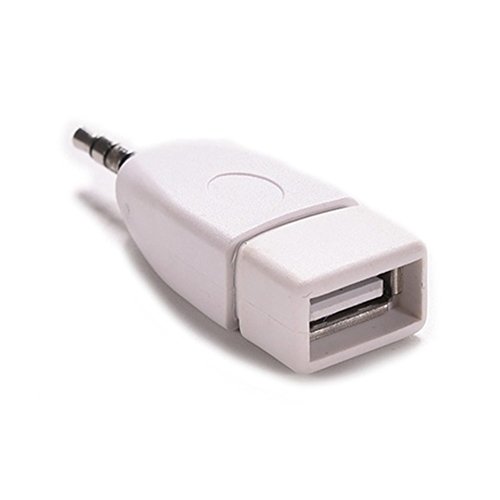 LNIMIKIY USB zu AUX Adapter, 3,5-mm-Stereo-Audio-Klinkenstecker auf USB-2.0-Buchse, Auto-Audio-Adapter für MP3-Player von U-Disk von LNIMIKIY
