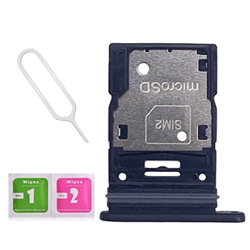 LNONLS A54 Dual SIM Card Tray Slot Holder Replacement for Samsung Galaxy A54 5G with SIM Card Tray Open Eject Pin and SD Card Tray SM-A546 (Awesome Graphite) von LNONLS