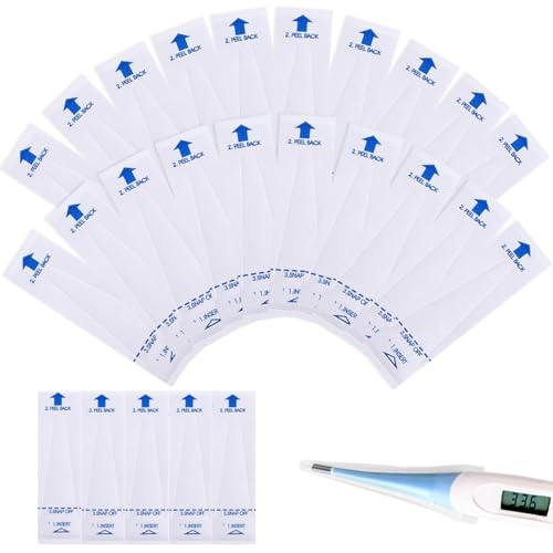 LNQ LUNIQI Einweg Thermometer Fieber Hüllen Digital Sondenabdeckungen Universelle Fieberthermometer Schutzhülle für Mündliche Achselhöhle Rektale LNQ LUNIQI Einweg Thermometer Fieber Hüllen Digital Sondenabdeckungen Universelle Fieberthermometer Schutzhülle für Mündliche Achselhöhle Rektale von LNQ LUNIQI