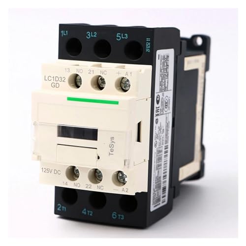 LC1D32GD DC Elektromagnetisches Schütz 3P 3NO LC1-D32GD 32A 125V DC Spule LC1D32GD DC Elektromagnetisches Schütz 3P 3NO LC1-D32GD 32A 125V DC Spule von LNWZVMZFV