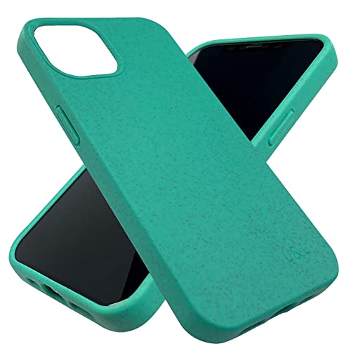 LOAM & LORE Biologisch abbaubare Handyhülle für iPhone 14 Plus, plastikfreie, umweltfreundliche Handyhülle, pflanzliche kompostierbare iPhone 14 Plus Hülle, Premium Zero-Waste Phone Cover (Mint) LOAM & LORE Biologisch abbaubare Handyhülle für iPhone 14 Plus, plastikfreie, umweltfreundliche Handyhülle, pflanzliche kompostierbare iPhone 14 Plus Hülle, Premium Zero-Waste Phone Cover (Mint) von LOAM & LORE