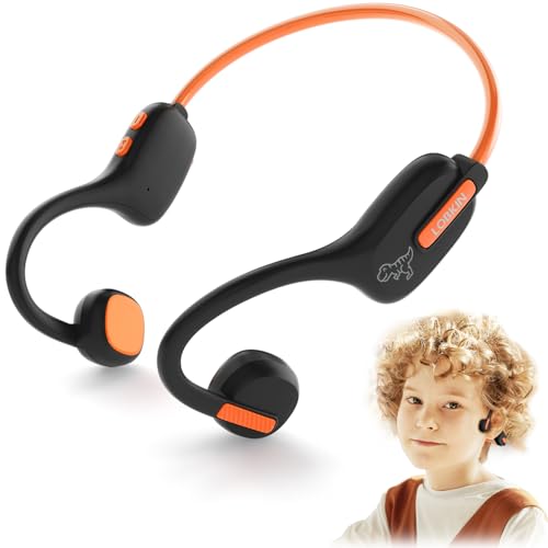 LOBKIN Kinder Kopfhörer Open Ear, Bluetooth 5.3 Kinder Luftleitung Wireless Lightweight Earbuds IPX5 Waterproof für Outdoor Sport Travel Running, Geschenke für Jungen Mädchen LOBKIN Kinder Kopfhörer Open Ear, Bluetooth 5.3 Kinder Luftleitung Wireless Lightweight Earbuds IPX5 Waterproof für Outdoor Sport Travel Running, Geschenke für Jungen Mädchen von LOBKIN