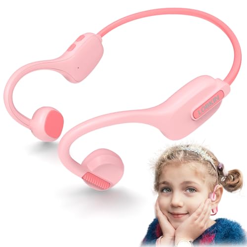 LOBKIN Kinder Kopfhörer Open Ear, Bluetooth 5.3 Kinder Luftleitung Wireless Lightweight Earbuds IPX5 Waterproof für Outdoor Sport Travel Running, Geschenke für Jungen Mädchen LOBKIN Kinder Kopfhörer Open Ear, Bluetooth 5.3 Kinder Luftleitung Wireless Lightweight Earbuds IPX5 Waterproof für Outdoor Sport Travel Running, Geschenke für Jungen Mädchen von LOBKIN