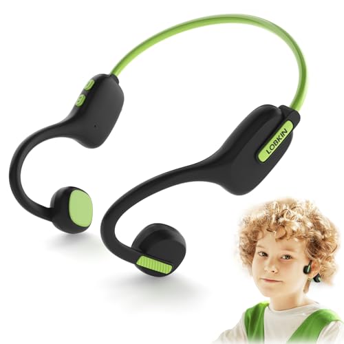 LOBKIN Kinder Kopfhörer Open Ear, Bluetooth 5.3 Kinder Luftleitung Wireless Lightweight Earbuds IPX5 Waterproof für Outdoor Sport Travel Running, Geschenke für Jungen Mädchen LOBKIN Kinder Kopfhörer Open Ear, Bluetooth 5.3 Kinder Luftleitung Wireless Lightweight Earbuds IPX5 Waterproof für Outdoor Sport Travel Running, Geschenke für Jungen Mädchen von LOBKIN