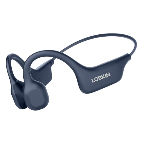 LOBKIN Knochenschall Kopfhörer, Open Ear Kopfhörer Kabellos Bluetooth Knochenschall, Bone Conduction Headphones von LOBKIN