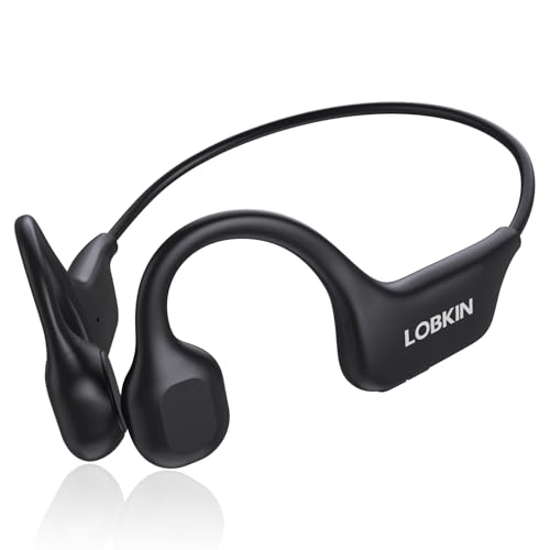 LOBKIN Knochenschall Kopfhörer, Open Ear Kopfhörer Kabellos Bluetooth Knochenschall, Bone Conduction Headphones für Fitness, Fahren, Laufen LOBKIN Knochenschall Kopfhörer, Open Ear Kopfhörer Kabellos Bluetooth Knochenschall, Bone Conduction Headphones für Fitness, Fahren, Laufen von LOBKIN