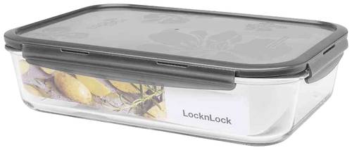 LOCK & LOCK LLG472G Box Boroseal 3,6l eckig 34,5 x 23,6 x 8,8 cm, transparent von LOCK & LOCK