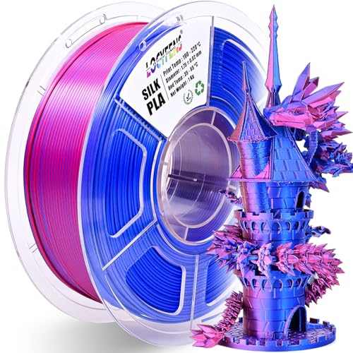 LOCYFENS PLA Filament 1.75mm, Silky PLA 3D Printer Filament, Double Color Filament, Red Blue Filament, PLA Filament 1.75mm, PLA Filament 2in1, 3D Filament LOCYFENS PLA Filament 1.75mm, Silky PLA 3D Printer Filament, Double Color Filament, Red Blue Filament, PLA Filament 1.75mm, PLA Filament 2in1, 3D Filament von LOCYFENS