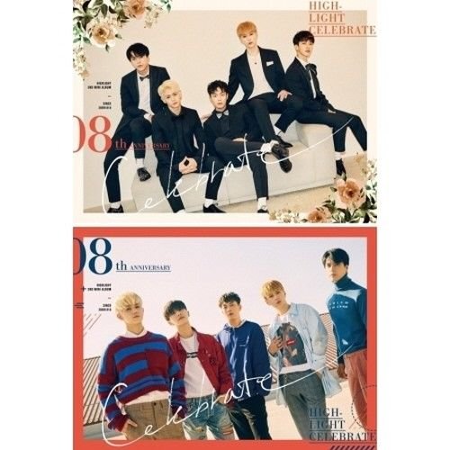 Highlight - [Celebrate] 2nd Mini Album A+B 2 Ver SET CDs+Booklets+PhotoCards+Message Cards K-POP SEALED von LOEN ENTERTAINMENT