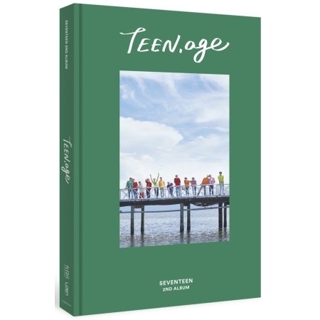 SEVENTEEN 2nd Album TEEN, AGE Green ver. CD+120p PhotoBook+Lyrics Paper+PhotoCard+Portrait Desktop Stand+Folding Poster (ON PACK)+Name Sticker Sealed von LOEN ENTERTAINMENT