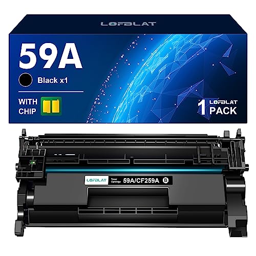 LOFBLAT 59A CF259A Schwarz Toner, Ersatz für Toner HP Laserjet Pro MFP M428fdw M428dw M428fdn M404dn M404n M404dw M428 M404 M304 Drucker (Mit Chip) von LOFBLAT