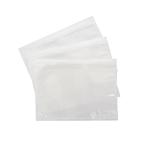 LOGIC PACK Lieferscheintaschen DIN C6 135x175 mm Transparent – 1000 Stück, Dokumententaschen selbstklebend transparent, Rechnungstaschen für A5, Begleitpapiertaschen LDPE ohne Aufdruck von LOGIC PACK