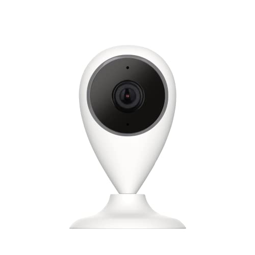 Logicom Home Security HD 1080p Überwachungskamera Cammy 2 Home Security – WLAN – Bewegungserkennung – Infrarot-Nachtsicht – programmierbar mit App – Weiß von LOGICOM