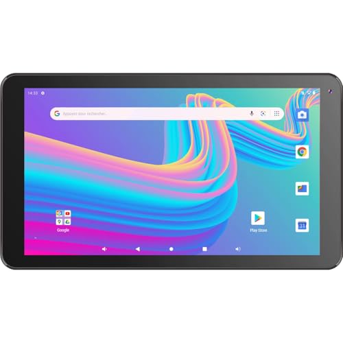 Logicom Tablet 129 Multimedia Erwachsene 10,1 Zoll Kamera AV 0,3 MP/AR 2MP Video Player Videoanrufe WiFi Bluetooth Micro USB Android 11 Speicher 16 GB Akku 5000 mAh Schwarz von LOGICOM