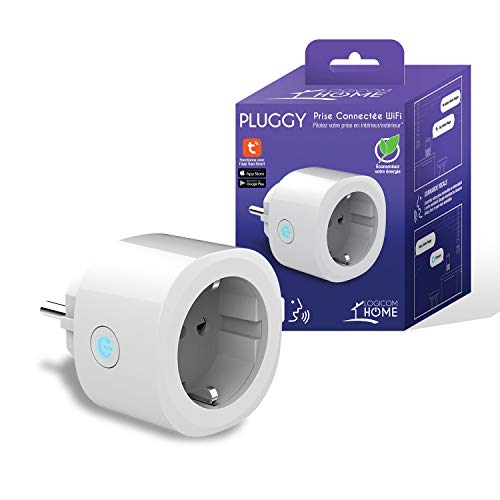 Pluggy Smart-Software kompatibel mit Google Home/Alexa, WiFi, Google Home, EU-Netzteil, 110/240 V von LOGICOM